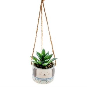 Karma Shaped Hanging Succulent Pot Dog